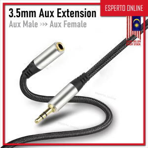Premium 3.5mm Male to Female Stereo Audio Extension Adapter Cable Aux Extension