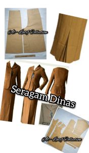 Pola instan / Pola jiplak SERAGAM DINAS