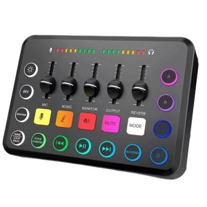 Kusky FS200 Dynamic Microphone USB/XLR Dual Mode Mic RGB USB Gaming Mic For sound card mixer PC