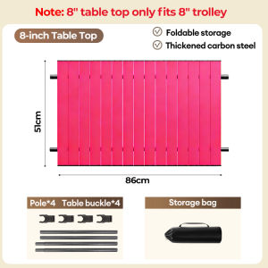 Foldable Wagon Trolley 12-inch 300L mobi garden camping trolley Outdoor Cart widen wheels have brake shopping trolley