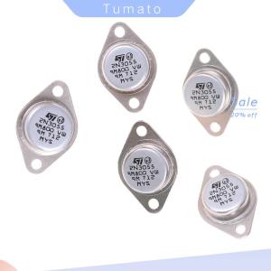Tumato 5 pcs 2N3055 NPN AF Amp Audio Power Transistor 15A 100V