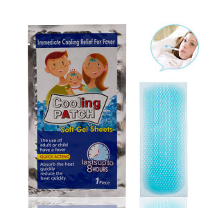 1PC Cooling Patch Ice Solid Color Health Care Cooling Gel Mat Portable Travel Ice Stickers