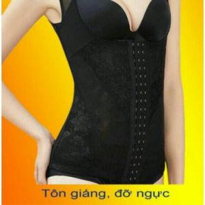 Áo Gen Định Hình Nịt Bụng 6 Nấc Cài Chất Thun Co Dãn Thấm Hút Mồ Hôi Tốt - Q19790