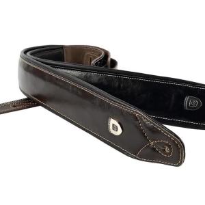 Soldier High Quality Genuine Leather Real Cowhide Guitar Strap for Electric Bass Guitar Adjustable Padded Belt Black Browm Color2026