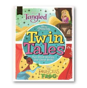Disney Princess Story Book Hardcover Tangled & Princess and the Frog With 2 Stories For Kids