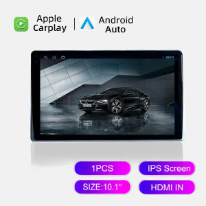 EKLEVA 10.1" HD 1280*800 Android 13 Car Headrest Monitor Tablet For Back Seat Multimedia Apple Carplay Ambient Lights BT SD HDMI-Input