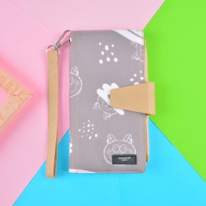 Zane Cosmos Cream - Dompet wanita dompet lipat panjang cewek donpet lipat kartu koin Dinamican Supply