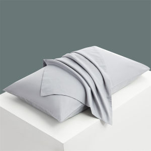 Dansunreve 1pc Cotton Pillowcase 48x74cm Soft Skin-friendly Plain Pillow Case 800TC Cotton Pillow Cover