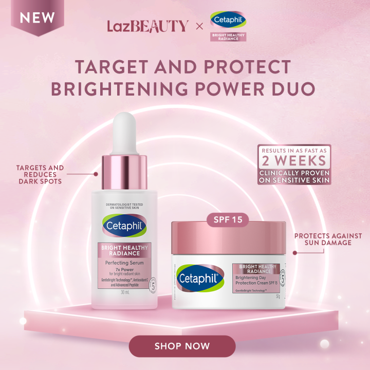 Cetaphil Bright Healthy Radiance Target and Protect Brightening Power Duo (Perfecting Serum 30ml