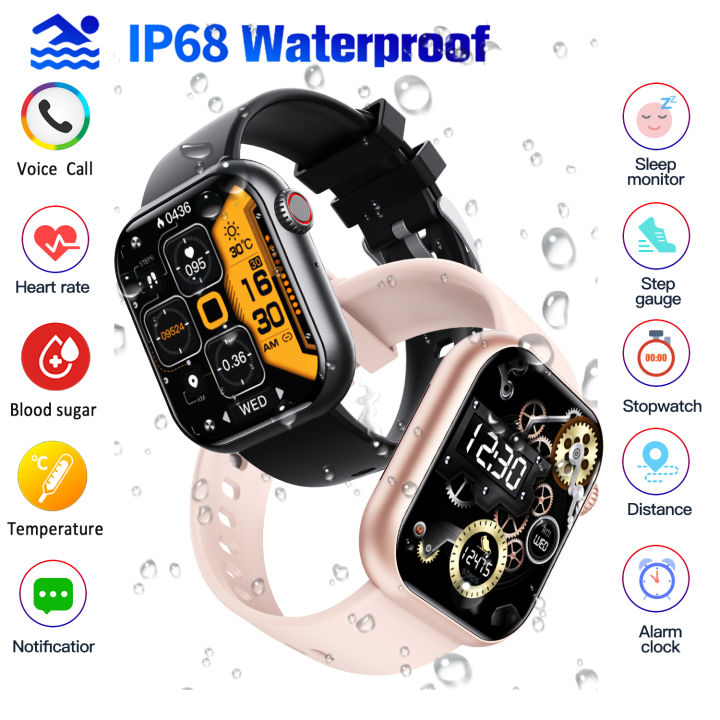 F57 Smart Watch Blood Glucose Sugar Smartwatch For Men Women Body