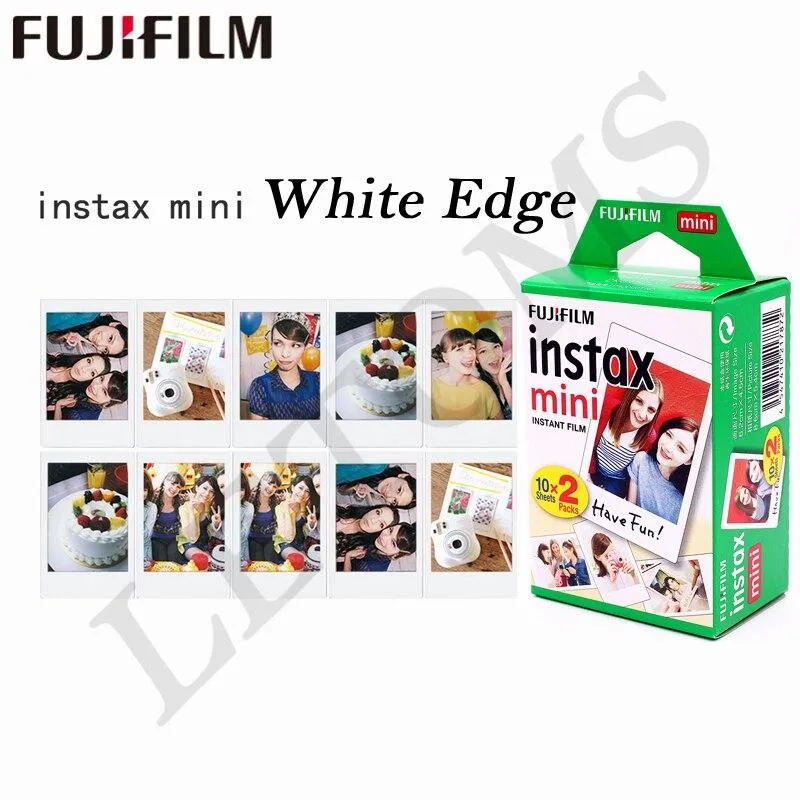Fuji White 10-100 Sheets Fujifilm Instax Mini 11 Film Optional Frame for  Fuji Mini 12 9 Instant 70 90 LiPlay Classic Film Camera