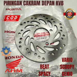 PIRINGAN CAKRAM DEPAN HONDA KVB SCOOPY VARIO GENIO BEAT SPACY ORISINIL ASLI AHM DISC BRAKE