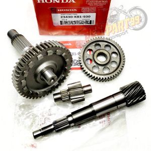 gir rasio set k81 untuk motor beat esp 2014-2020 beat street esp 2016-2020 scoopy esp 2015-2020 vario 110 2015-2019 kualitas bagus dan original MEMILIKI KAPASITAS YANG BAGUS HINGGA MEMBUAT ANDA NYAMAN DALAM BERKENDARAAN AHM