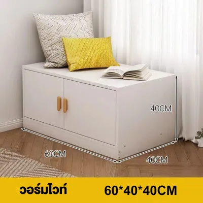 IM ตู้เก็บของ ตู้เก็บของหน้าต่าง ตู้เก็บของ อเนกประสงค์ ตู้แบบยาวนั่งได้ ตู้หน้าต่าง ราคาถูก Bay window cabinet ตู้เก็บของมินิมอล
