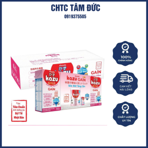 Sữa Bột Pha Sẵn Aiwado Kazu Gain Gold 110ml - Thùng 48 Hộp giúp bé Mát Bụng Tăng Cân Chuẩn và Phát Triển Toàn Diện.