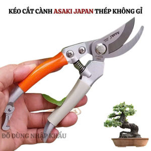 Kéo cắt cành công lực Japan bằng thép không gỉ tay cầm hợp kim nhôm bền bỉ với thời gian