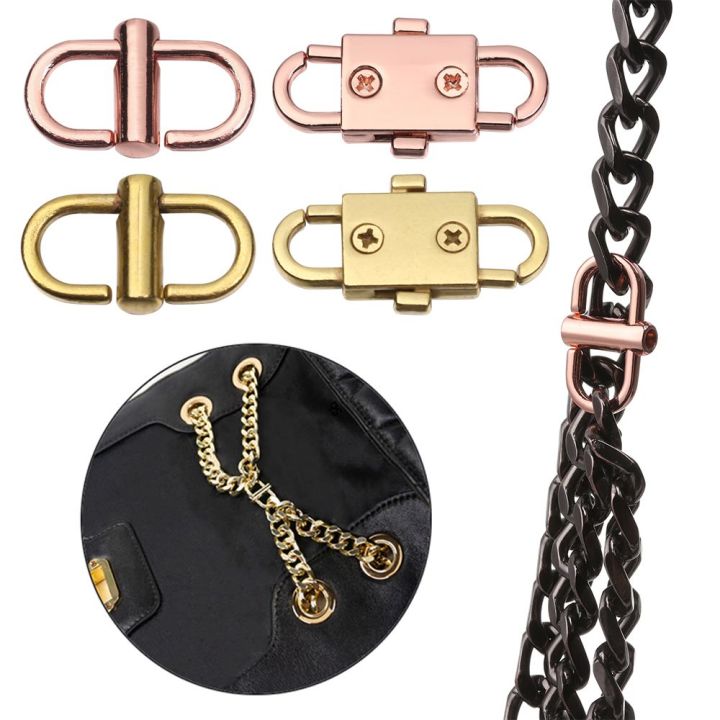 1/5 pcs Durable Crossbody Accessories Link Bag Strap Linker Bag Chain  Adjusting Buckle Length Shorten Clip Adjustable Metal Buckle