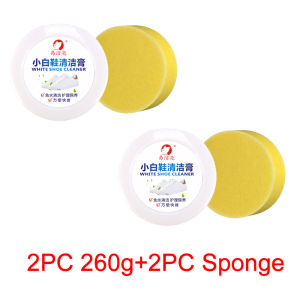 【260g】White Shoe Cleaning Paste Multi-Purpose Shoe Wipes Cleaner Easy To Carry Cleaning Cream For Shoes