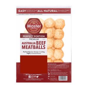 Master Grocer Australia Premium Beef Meatball 500g - Frozen