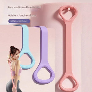 Yoga Elastic Stretch Band Resistance Rope Fitness Pilates Rubber Loop Resistance Belt Pull Rope Womens Back Exercise Stretch Elastic Band Yoga Stretch Chest Puller Yoga Band