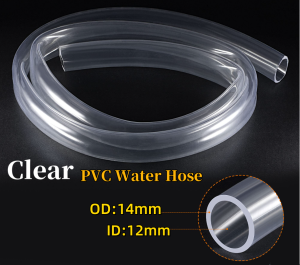 10Meters 12X14mm Clear PVC Water Hose Transparent Flexible Pipe Heat Resistance Plastic Tube