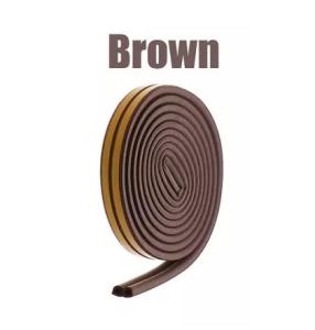 6M (3M*2)Doors Window Soundproof Seal Strip Self-Adhesive Rubber Foam Adhesive Strip Avoidance Rubber Seal COD
