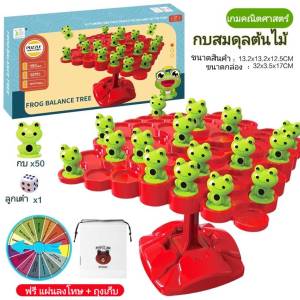 เกมกบสมดุลต้นไม้  ของเล่นเสริมทักษะ ของเล่นการเรียนรู้คณิตศาสตร์ ของเล่นฝึกใช้ความคิด
