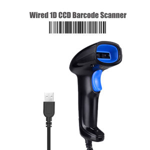 YHD-1100L 1D Barcode Scanner Wired USB Type Portable For POS P2P 1.5M