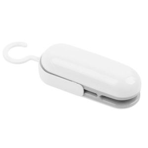 2IN1 Plastic Handheld Portable Electric Heat Sealing Machine Mini Food Vacuum Sealer with Hanger