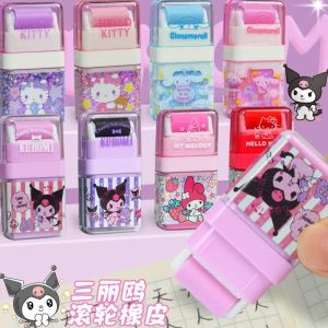 Sanrio Kawaii Kuromi Cartoon Anime Eraser Mymelody Hello Kitty Cinnamoroll Student Stationery Childrens School Office Supplies Gifts Stationery