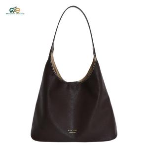 Women PU Simple Bucket Bag Large Capacity Tote Bag Hobo Underarm Bag for Travel Shopping Daily Use [Winnereco Lifestyle]