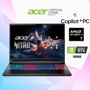 [New NVIDIA RTX5060 Copilot+ PC] Acer Nitro V 16 Slim | ANV16S-61-R167 16" 180Hz Gaming Laptop | AMD AI 7 350