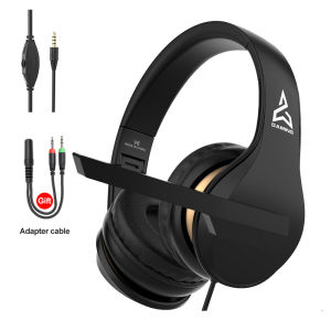 Gaming Headphone 🎧 Headset For PS4 Cell phone Stereo Wired Headphones with Microphone 3.5 Jack Gaming Earphone For Laptop PlayStation 5 R rud