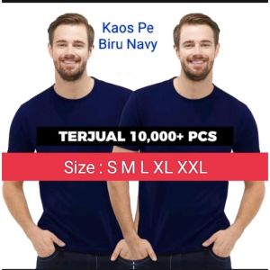 ( TERMURAH ) Kaos PE warna navy / kaos murah Pe / kaos polyester / kaos kampanye - kaos pe polos - kaos pe winstar - KAOS POLOSPE MURAH - KAOS NAVY BIRU DONGKER