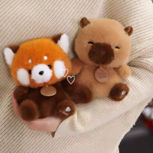 Cute Funny Panda Stuffed Animals Rabbit Toy Soft Comfortable Kitten Doll Early Education Toddlers Toy