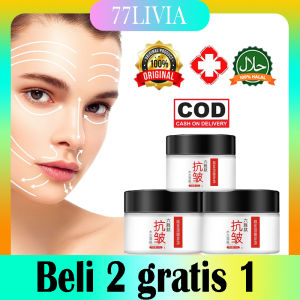 Krim anti kerut meningkatkan kekencangan  retinol emas anti penuaan krim pelembab yang menghidrasi menghilangkan wajah kerutan di dahi/sudut mulut/leher/mata.