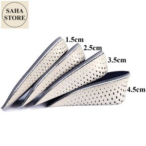 Lót giày tăng chiều cao nam nữ SAHA921 cặp miếng độn giầy nâng đế 2cm 3cm 4cm 5cm cả nửa bàn