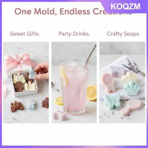 KOQZM Cake Decorating Mold Silicone 12 Cavity Prince Princess Theme 3D Bow Castle Horse Fondant DIY Baking Mold