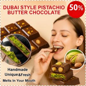 Pure Chocolate Pistachio Jam Health Attributes Dessert Unique Green Appearance Delicate Texture