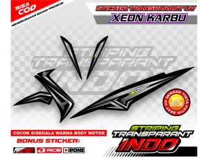 STRIPING VARIASI YAMAHA XEON KARBU / STICKER LIST VARIASI YAMAHA XEON KARBU
