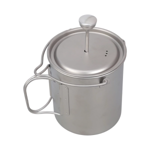 Nén kiểu Pháp Máy pha cà phê xây dựng bằng kim loại 3 giai đoạn Hệ thống lọc đi cà phê ép cốc cho nhà và cắm trại