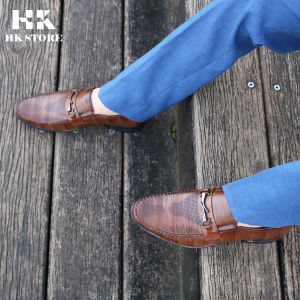 Giày tây nam da bò cao cấp - BẢO HÀNH 12 THÁNG - dập vân thời trang sang chảnh kiểu cách bắt mắt.