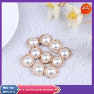 Graceful 10pcs Metal Shank Buttons for Sewing Scrapbooking DIY Craft Decoration