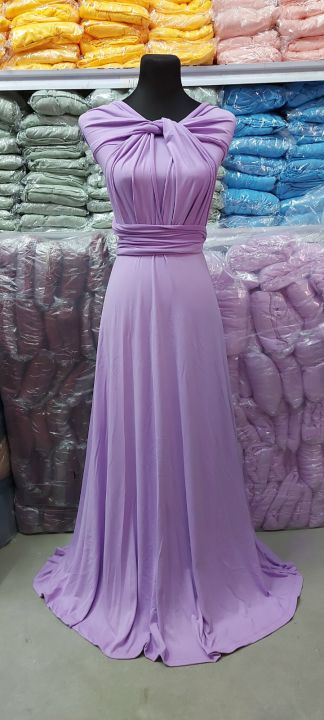 Infinity Dress LILAC floor length with tube attached LONG DRESS Lazada PH