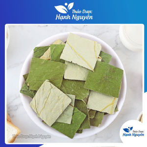 Lá sen khô 100g ( Trà lá sen xanh thơm sạch hỗ trợ giảm mỡ giữ dáng eo thon) - Thảo Dược Hạnh Nguyên