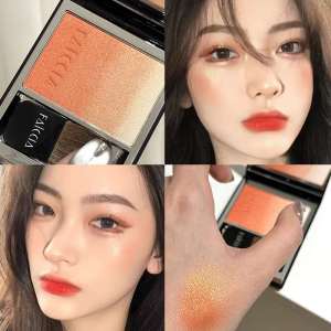 New Faiccia Cloudy yoyo gradual blush with brush and mirror supermy go