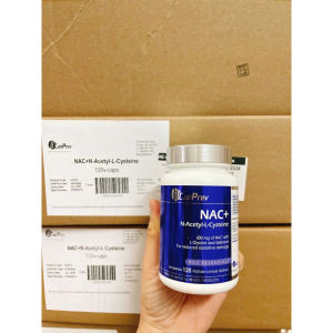 CanPrev NAC+ N-Acetyl-L-Cysteine 600mg – Hỗ Trợ Giải Độc Tăng Cường Sức Khỏe Gan & Hô Hấp