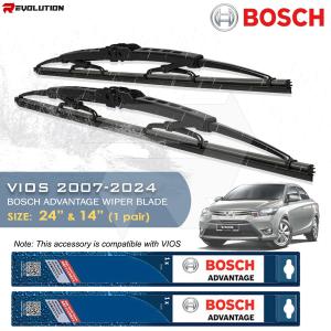 REVO Toyota VIOS 2007 to 2024 (24"/14") BOSCH ADVANTAGE Front Wiper Blade