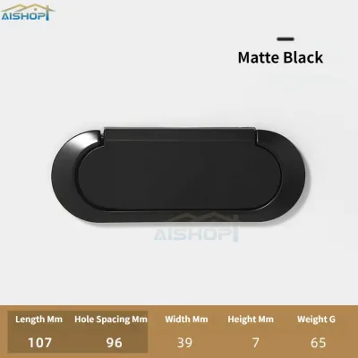 [SG Seller]Invisible Recessed Embedded Cabinet Handle Fold Flip Hidden Drawer Pull Knob For Wardrobe Cabinet Cupboard