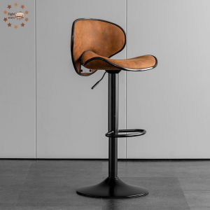 Bar chair light luxury high-end r light luxury home use adjustable backrest bar chair front desk chair